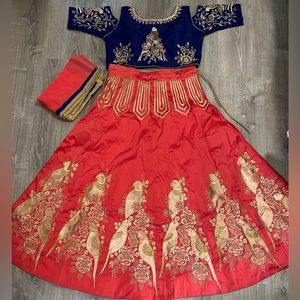 NEW Indian 3 Piece Lehnga (Lehnga Choli)